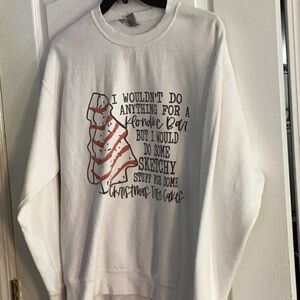 White Graphic Sweatshirt